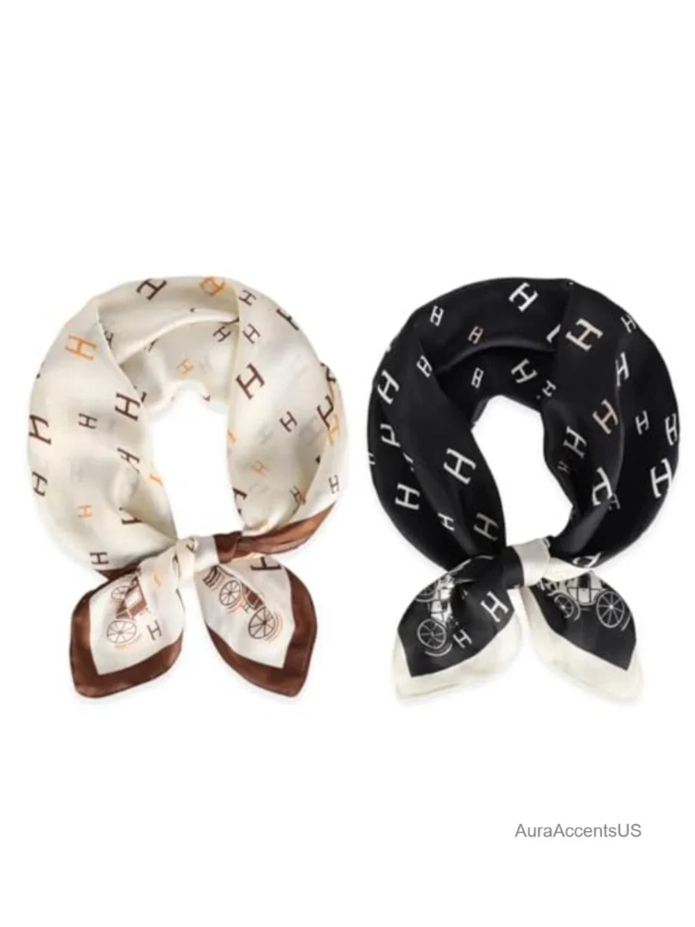 Silky Satin Headscarf Square Scarf Wrap Bandana Lightweight